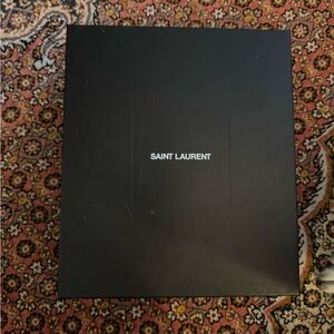 Saint Laurent Sleek Black Gift Box